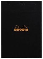 Блокнот Rhodia Basics №18, A4, клетка, 80 г, черный