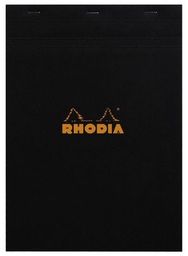 Блокнот Rhodia Basics №18, A4, клетка, 80 г, черный