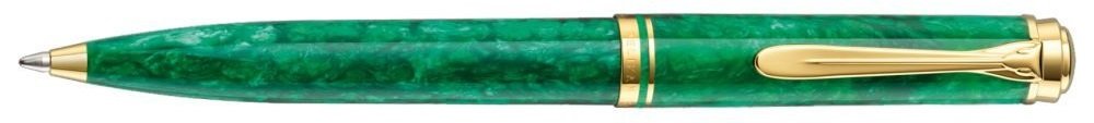 Ручка шариковая Pelikan Souveraen K 600 Vibrant Green, Mblack GT