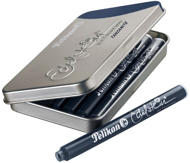 Картридж для ручек перьевых Pelikan Edelstein EIBST6, Tanzanite, 6 шт