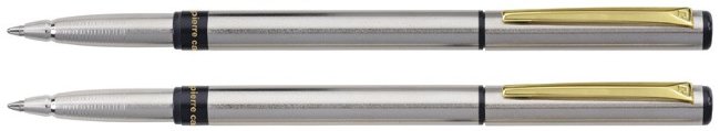 Набор Pierre Cardin PEN and PEN шариковая ручка и роллер, серебристый/позолота Набор Pierre Cardin PEN and PEN шариковая ручка и роллер, серебристый/позолота