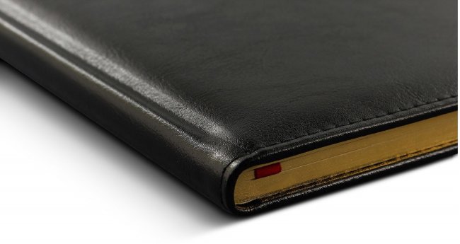 Ежедневник Letts GLOBAL DE-LUXE A5 натуральная кожа, белые страницы, позолоченный срез, черный Ежедневник Letts GLOBAL DE-LUXE A5 натуральная кожа, белые страницы, позолоченный срез, черный