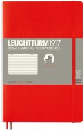 Записная книжка Leuchtturm Paperback В6+ (в линейку), 123 стр., мягкая обложка, красная