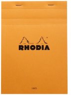 Блокнот Rhodia Basics №18, A4, линейка, 80 г, черный