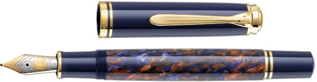 Перьевая ручка Pelikan Souveraen M 800 SE Stone Garden, перо EF, подарочная коробка