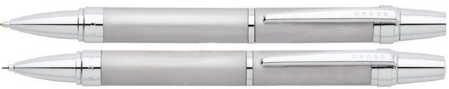Набор Cross Nile: шариковая ручка и механический карандаш 0.7 мм, Satin Chrome Набор Cross Nile: шариковая ручка и механический карандаш 0.7 мм, Satin Chrome
