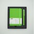 Комплект: Ручка-роллер Lamy Safari Зеленый, Записная книжка, мягкий переплет, А6, зеленый
