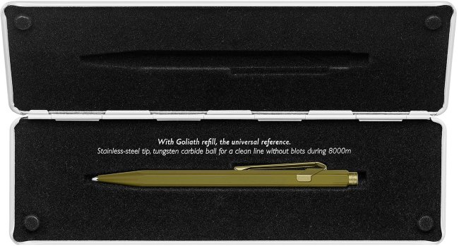 Шариковая ручка Caran d'Ache Office 849 Claim Your Style 3 Moss Green Шариковая ручка Caran d'Ache Office 849 Claim Your Style 3 Moss Green