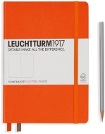 Записная книжка Leuchtturm A5 (в точку), 251 стр., твердая обложка, оранжевая