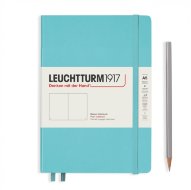 Записная книжка Leuchtturm Rising Colours А5 (нелинованная), 251 стр., твердая обложка, бирюзовая