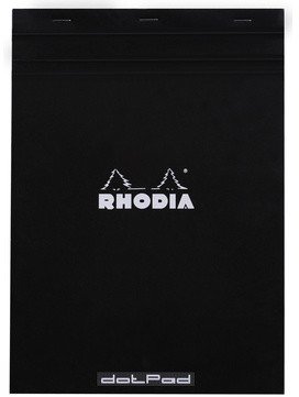 Блокнот Rhodia dotPad №18, A4, точка, 80 г, черный Блокнот Rhodia dotPad №18, A4, точка, 80 г, черный