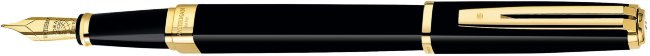 Перьевая ручка Waterman Exception Slim, Black GT Перьевая ручка Waterman Exception Slim, Black GT