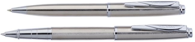Набор Pierre Cardin PEN and PEN шариковая ручка и роллер, стальной Набор Pierre Cardin PEN and PEN шариковая ручка и роллер, стальной