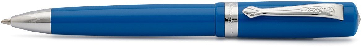 Ручка шариковая Student 1мм синий винтажный корпус с хромированными вставками