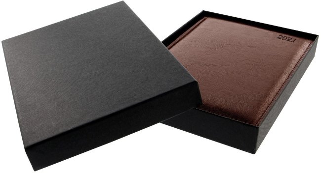 Ежедневник Letts GLOBAL DELUXE IBIZA A5 натуральная кожа, кремовые страницы, позолоченный срез, бургунди