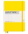 Записная книжка Leuchtturm A5 (в точку), 251 стр., твердая обложка, лимонная