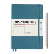 Записная книжка Leuchtturm Rising Colours А5 (нелинованная), 251 стр., твердая обложка,  голубой камень