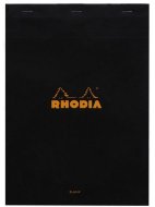 Блокнот Rhodia Basics №18, A4, без линовки, 80 г, черный