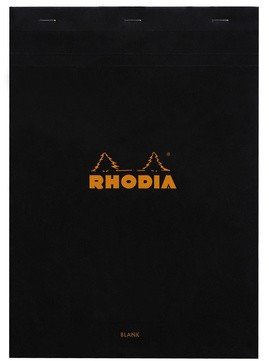 Блокнот Rhodia Basics №18, A4, без линовки, 80 г, черный Блокнот Rhodia Basics №18, A4, без линовки, 80 г, черный