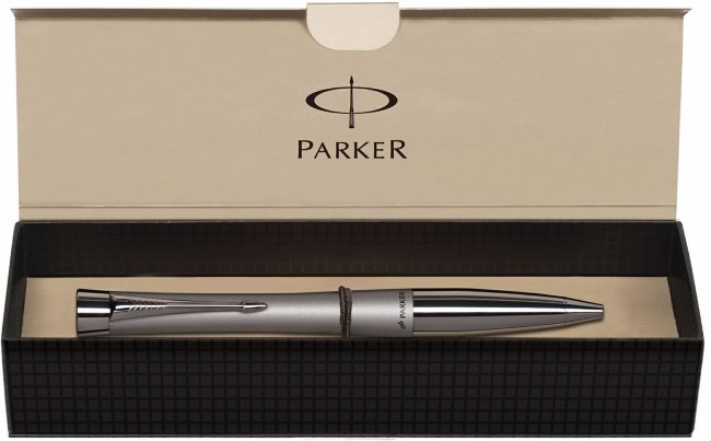 Перьевая ручка Parker Urban Premium F204, Pearl Metal Chiselled CT