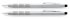 Набор Сross Century Classic New Trophy: шариковая ручка и механический карандаш, Satin Chrome