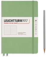 Записная книжка Leuchtturm A5 (в точку), 251 стр., твердая обложка, пастельно-зеленая