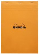 Блокнот Rhodia Basics №18, A4, клетка, 80 г, оранжевый