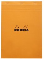 Блокнот Rhodia Basics №18, A4, клетка, 80 г, оранжевый