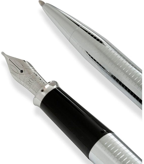Набор Cross Townsend перьевая и шариковая ручки Radial Chrome Набор Cross Townsend перьевая и шариковая ручки Radial Chrome