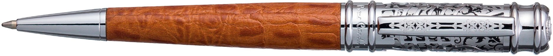Шариковая ручка Pierre Cardin Leather светло-коричневая