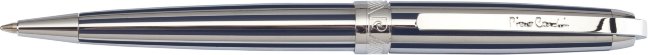 Шариковая ручка Pierre Cardin Progress полосатый синий лак и хром Шариковая ручка Pierre Cardin Progress полосатый синий лак и хром