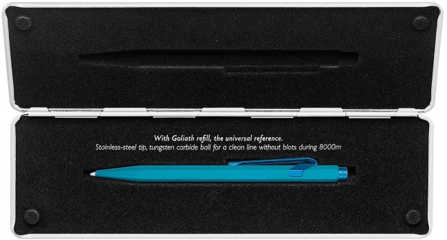 Шариковая ручка Caran d'Ache Office 849 Claim Your Style 3 Glacier Blue Шариковая ручка Caran d'Ache Office 849 Claim Your Style 3 Glacier Blue