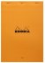 Блокнот Rhodia Basics №18, A4, линейка, 80 г, оранжевый