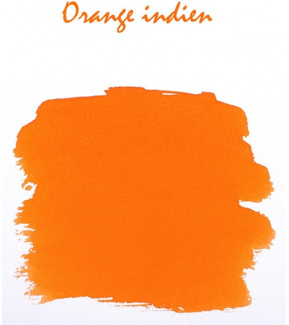 Чернила в банке Herbin, 10 мл, Orange indien Оранжевый