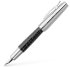 Перьевая ручка Graf von Faber-Castell E-motion Edelharz Croco, черный, EF