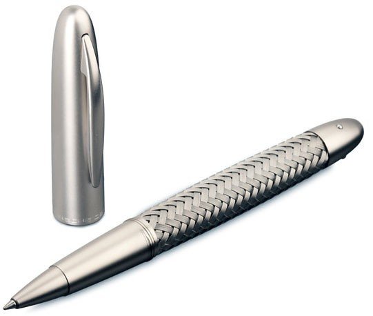 Роллер Pelikan Popsche Design Tec Flex P 3`3110, стальной, подарочная коробка Роллер Pelikan Popsche Design Tec Flex P 3`3110, стальной, подарочная коробка