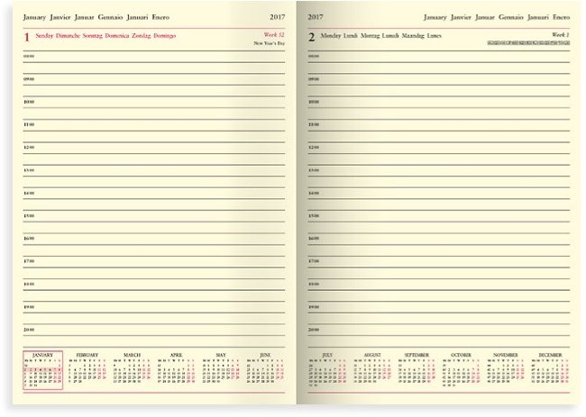 Ежедневник Letts  LECASSA A5 искусственная кожа, кремовые страницы, мягкая обложка, розовый