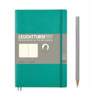 Записная книжка Leuchtturm Paperback В6+ (в линейку), 123 стр., мягкая обложка, изумрудная