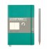 Записная книжка Leuchtturm Paperback В6+ (в линейку), 123 стр., мягкая обложка, изумрудная