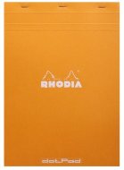 Блокнот Rhodia dotPad №18, A4, точка, 80 г, оранжевый