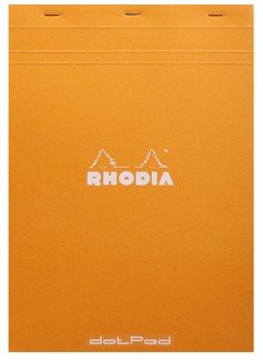 Блокнот Rhodia dotPad №18, A4, точка, 80 г, оранжевый
