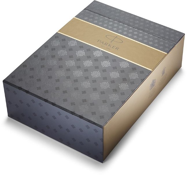 Набор: органайзер и ручка перьевая Parker Sonnet F540, Pearl Metal PGT Набор: органайзер и ручка перьевая Parker Sonnet F540, Pearl Metal PGT