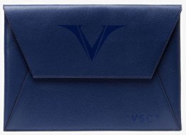  Кожаная папка-конверт А4 Visconti VSCT цвет синий