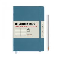 Записная книжка Leuchtturm Rising Colours А5 (в линейку), 123 стр., мягкая обложка, голубой камень