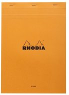 Блокнот Rhodia Basics №18, A4, без линовки, 80 г, оранжевый