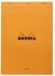Блокнот Rhodia Basics №18, A4, без линовки, 80 г, оранжевый