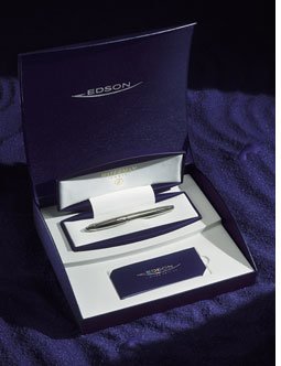 Перьевая ручка Waterman Edson White  Silver Перьевая ручка Waterman Edson White  Silver