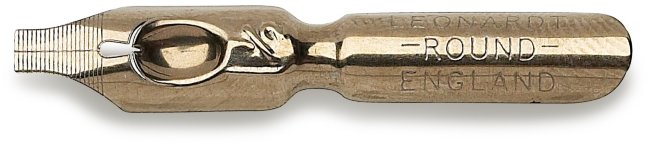 Перо Manuscript Round Hand №1,5 2.45мм бронзовое Перо Manuscript Round Hand №1,5 2.45мм бронзовое
