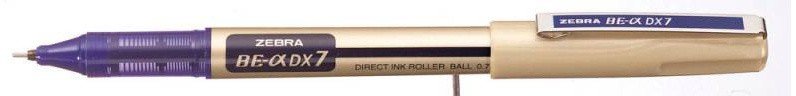 Ручки-роллеры Zebra ZEB-ROLLER BE& DX7 0.7мм, синие чернила (10 штук)