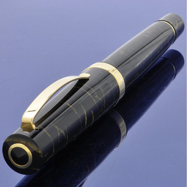 Ручка перьевая Omas Bologna Black/Oro